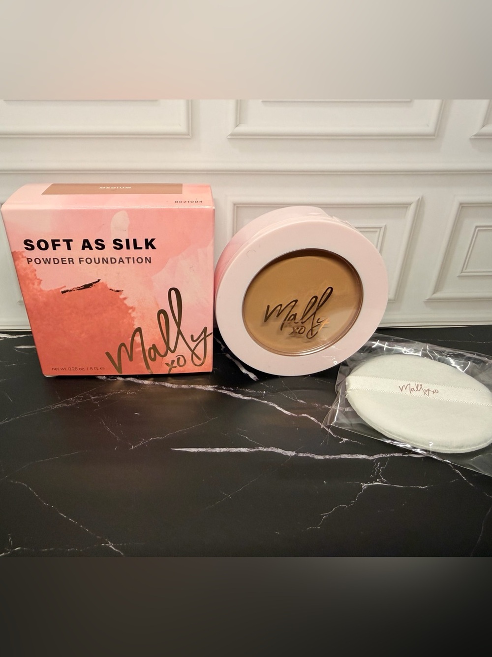 Mally Beauty Pressed Foundation Compact in Medium Shade